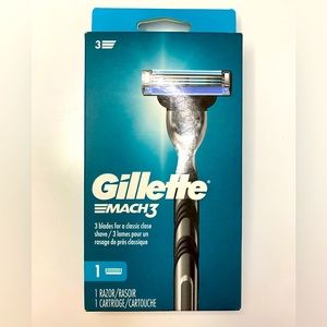 Gillette Mach3 3 Blade Razor Handle